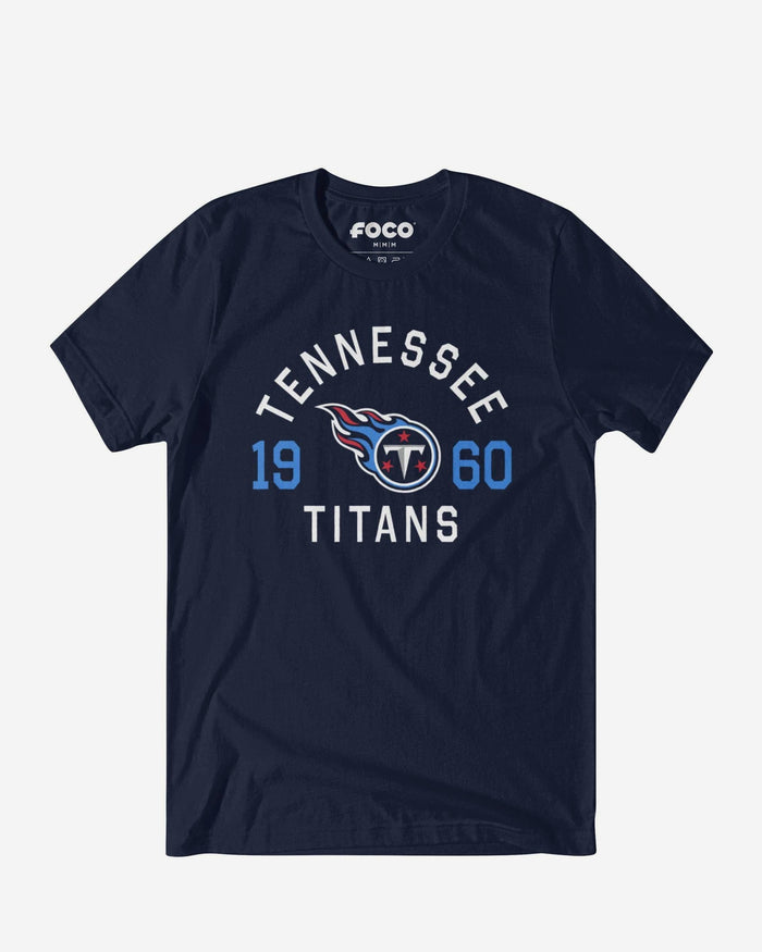 Tennessee Titans Heritage Print T-Shirt FOCO Black S - FOCO.com