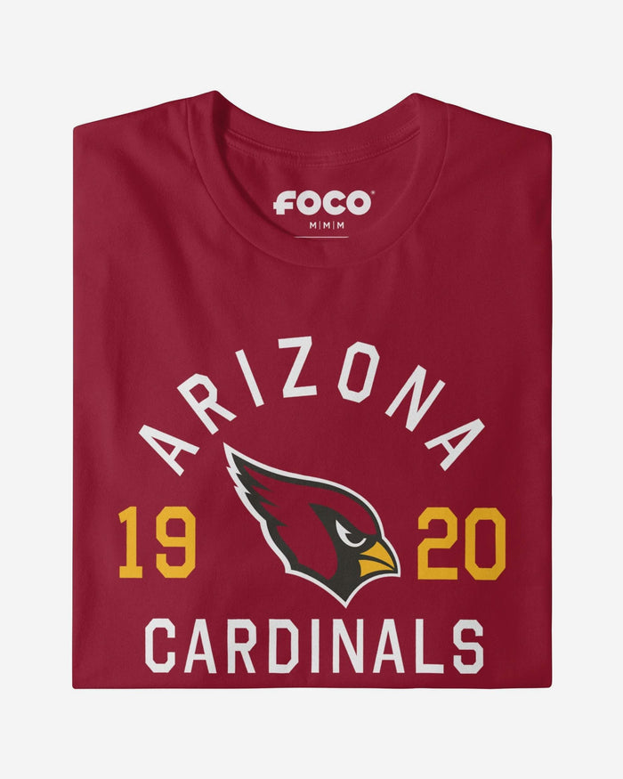 Arizona Cardinals Heritage Print T-Shirt FOCO Black S - FOCO.com