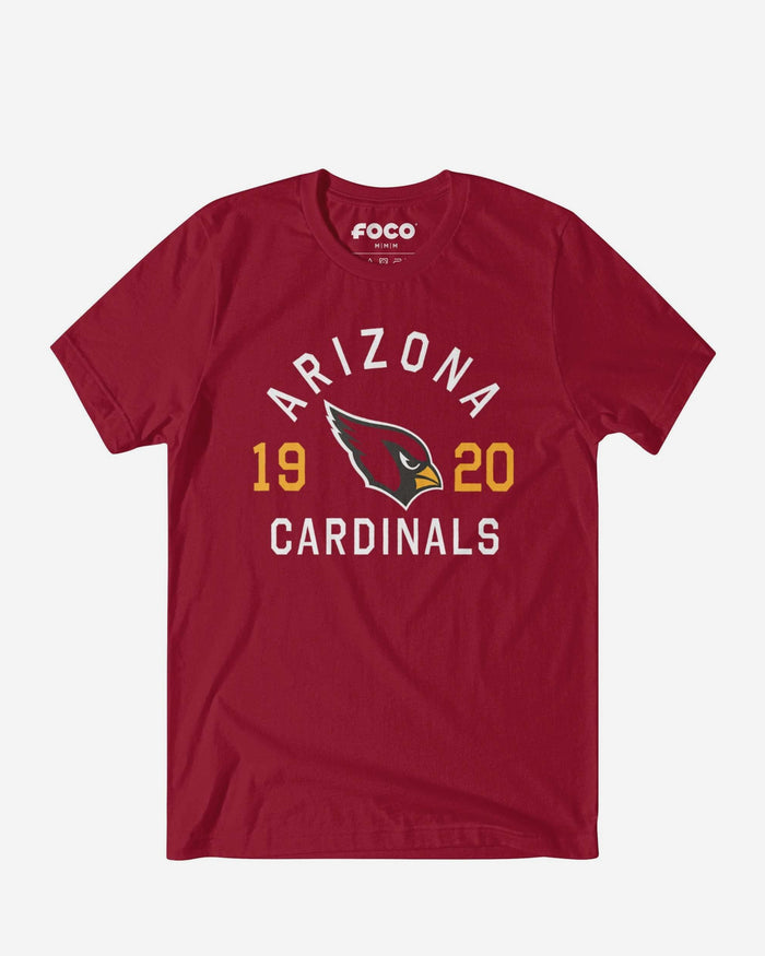 Arizona Cardinals Heritage Print T-Shirt FOCO Black S - FOCO.com
