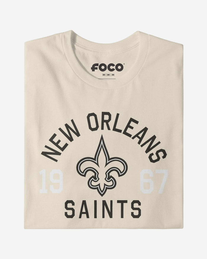 New Orleans Saints Heritage Print T-Shirt FOCO Black S - FOCO.com