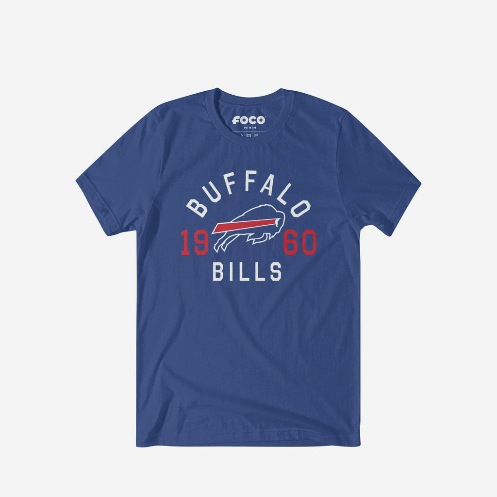 Buffalo Bills Heritage Print T-Shirt FOCO Black S - FOCO.com