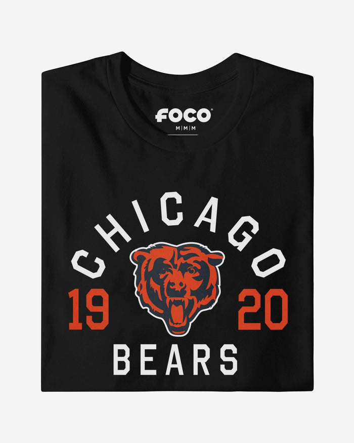 Chicago Bears Heritage Print T-Shirt FOCO Navy S - FOCO.com