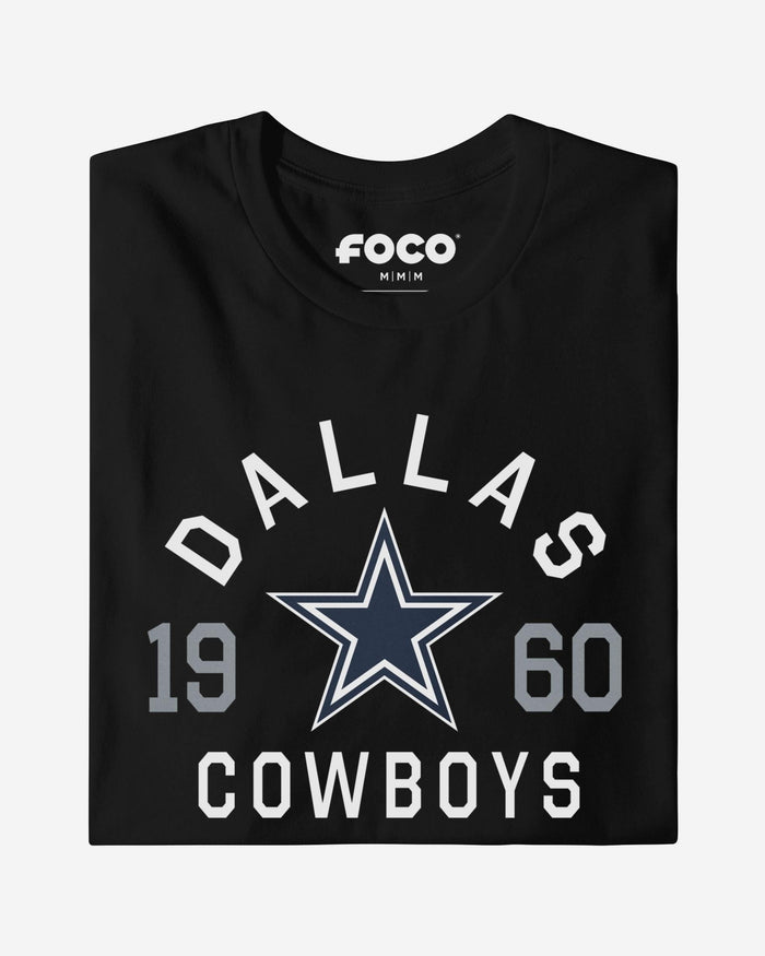 Dallas Cowboys Heritage Print T-Shirt FOCO Navy S - FOCO.com