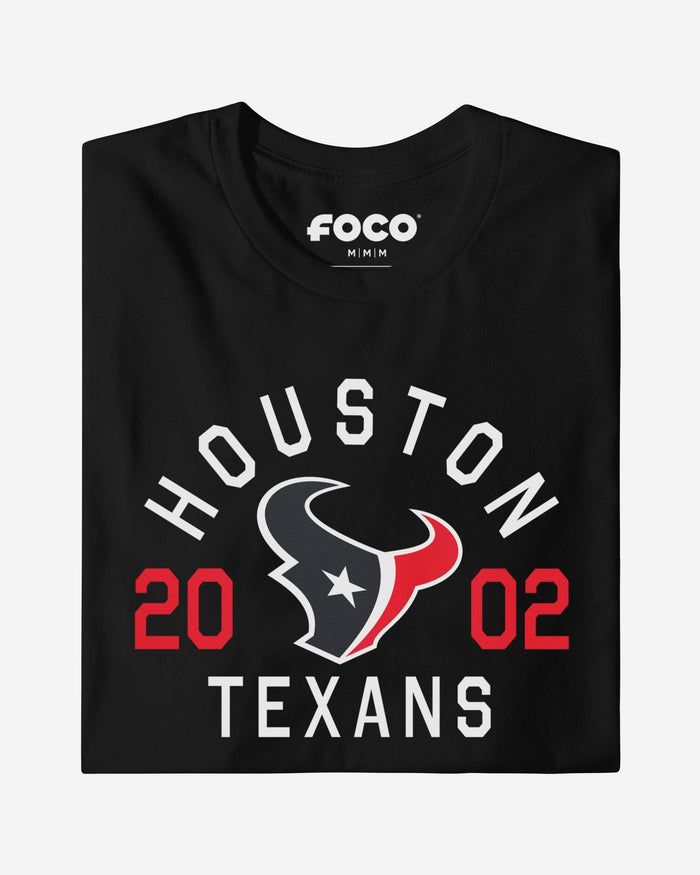 Houston Texans Heritage Print T-Shirt FOCO Navy S - FOCO.com
