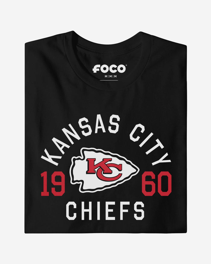 Kansas City Chiefs Heritage Print T-Shirt FOCO Red S - FOCO.com