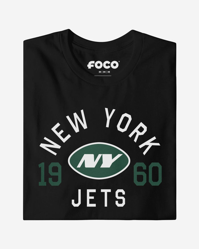 New York Jets Heritage Print T-Shirt FOCO Evergreen S - FOCO.com