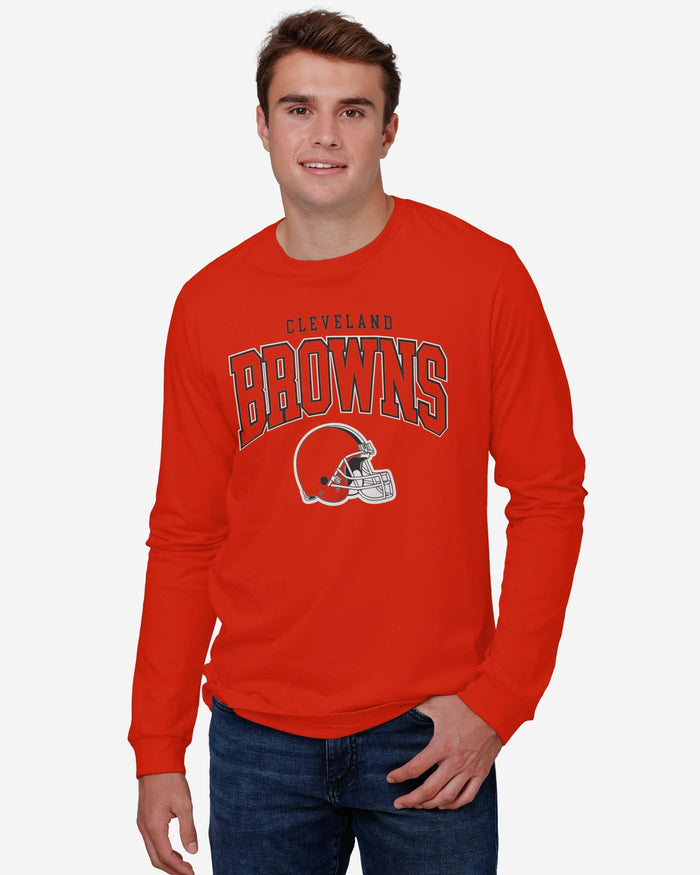 Cleveland Browns Classic Logo Long Sleeve T-Shirt FOCO - FOCO.com