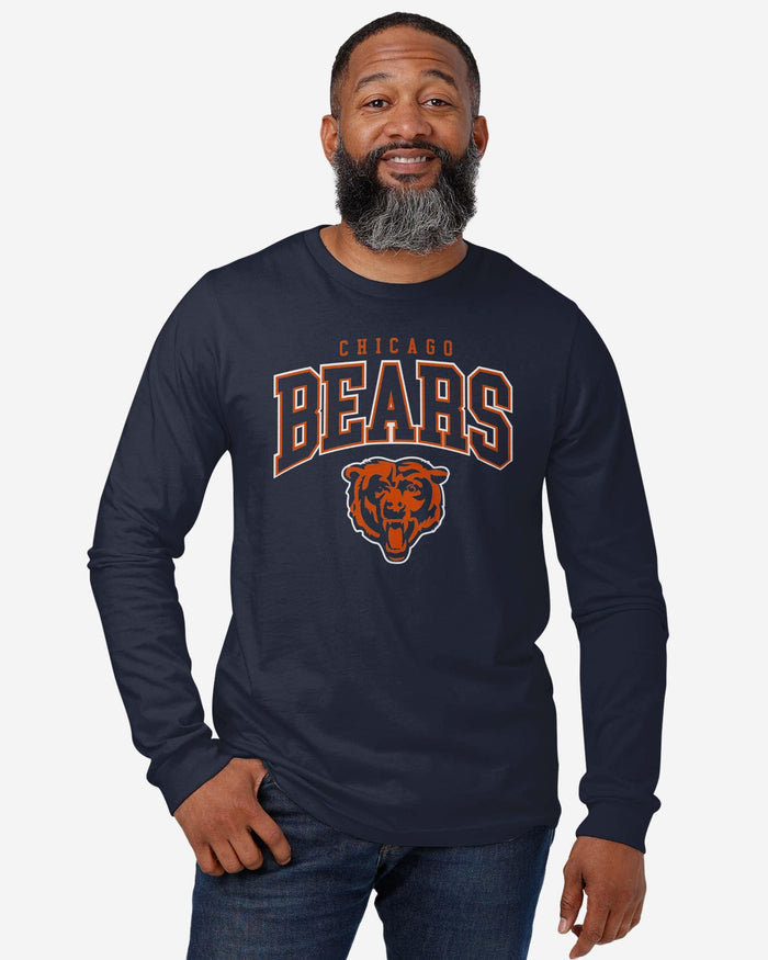 Chicago Bears Classic Logo Long Sleeve T-Shirt FOCO - FOCO.com