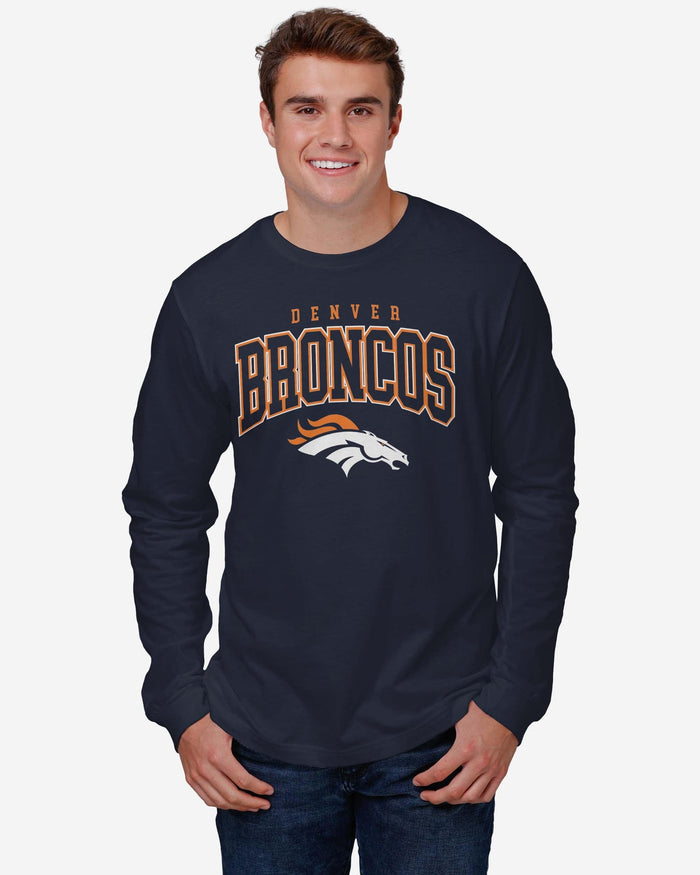 Denver Broncos Classic Logo Long Sleeve T-Shirt FOCO - FOCO.com