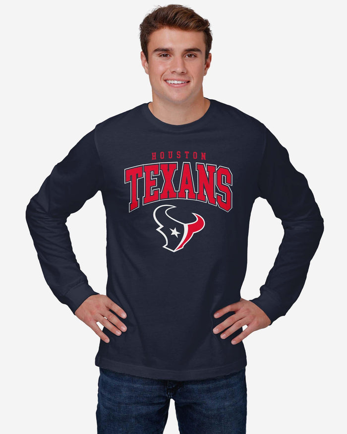 Houston Texans Classic Logo Long Sleeve T-Shirt FOCO - FOCO.com