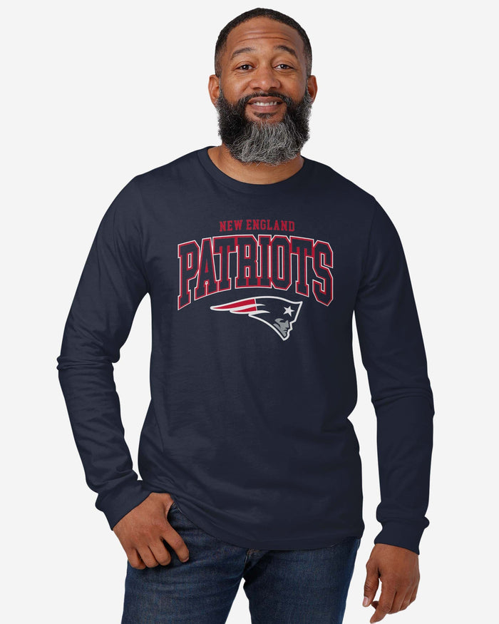 New England Patriots Classic Logo Long Sleeve T-Shirt FOCO - FOCO.com