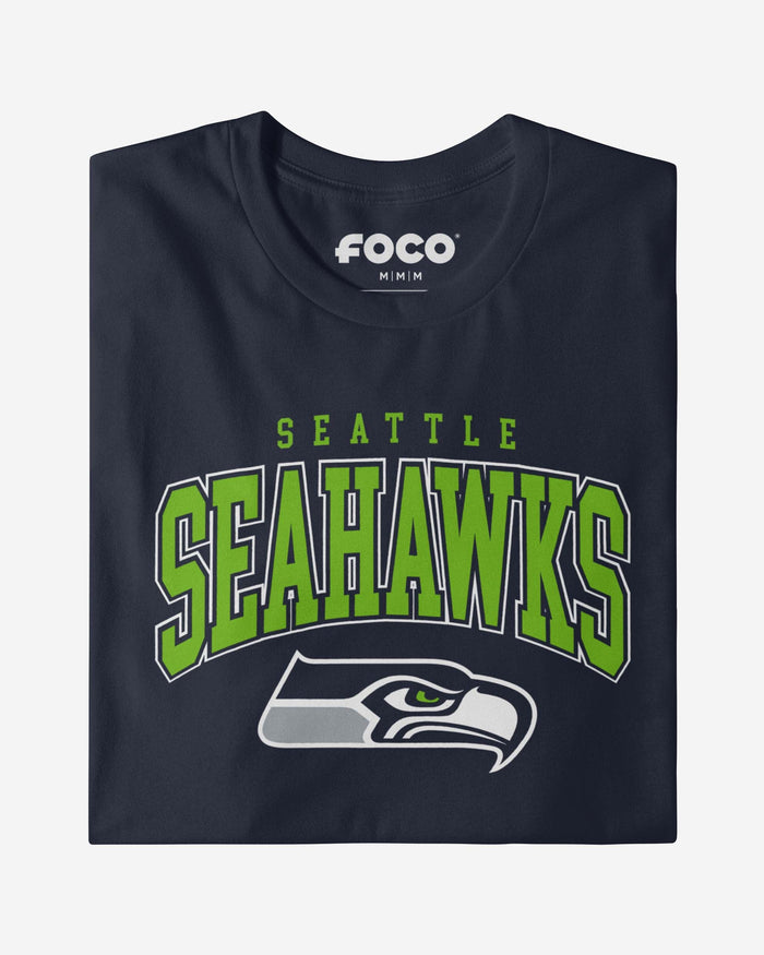 Seattle Seahawks Classic Logo Long Sleeve T-Shirt FOCO - FOCO.com