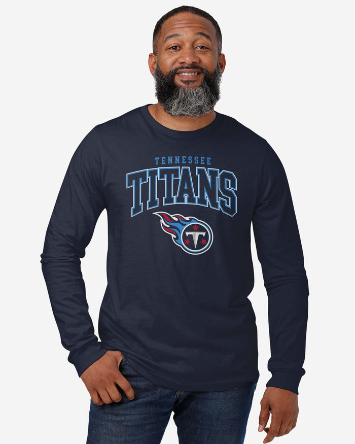 Tennessee Titans Classic Logo Long Sleeve T-Shirt FOCO - FOCO.com