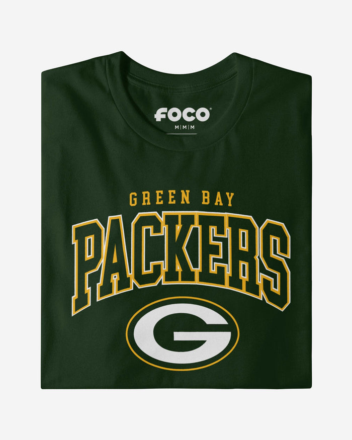 Green Bay Packers Classic Logo Long Sleeve T-Shirt FOCO - FOCO.com
