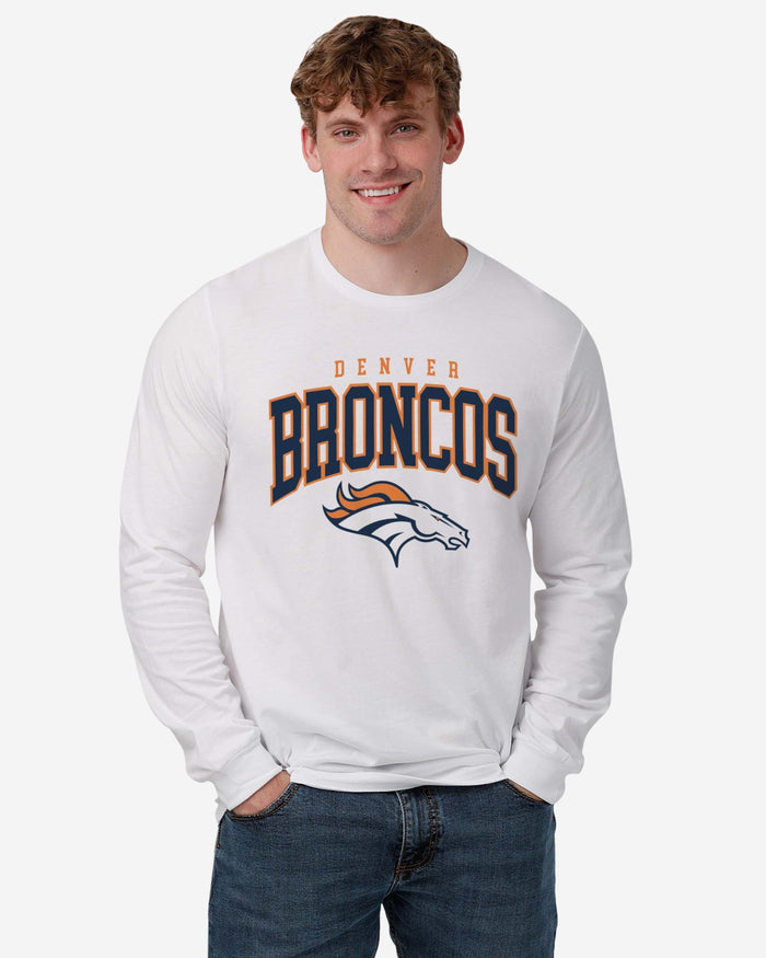 Denver Broncos Classic Logo Long Sleeve T-Shirt FOCO - FOCO.com