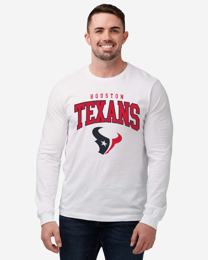Houston Texans Classic Logo Long Sleeve T-Shirt FOCO - FOCO.com