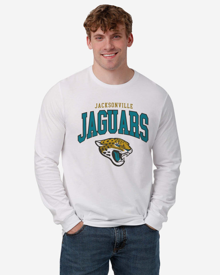 Jacksonville Jaguars Classic Logo Long Sleeve T-Shirt FOCO - FOCO.com