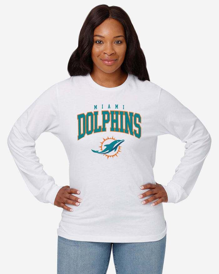 Miami Dolphins Classic Logo Long Sleeve T-Shirt FOCO - FOCO.com