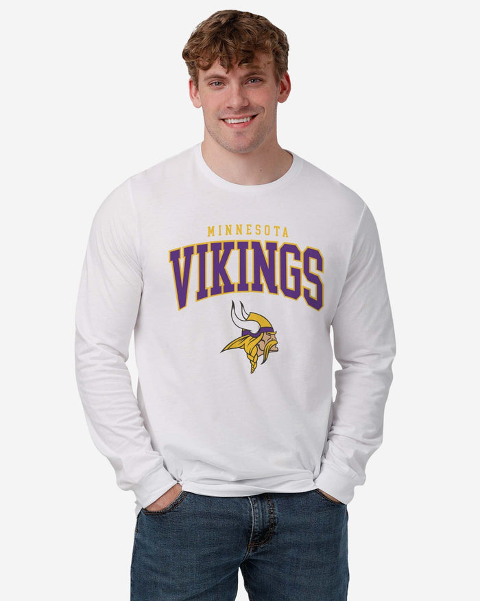 Minnesota Vikings Classic Logo Long Sleeve T-Shirt FOCO - FOCO.com