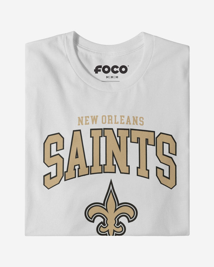 New Orleans Saints Classic Logo Long Sleeve T-Shirt FOCO - FOCO.com