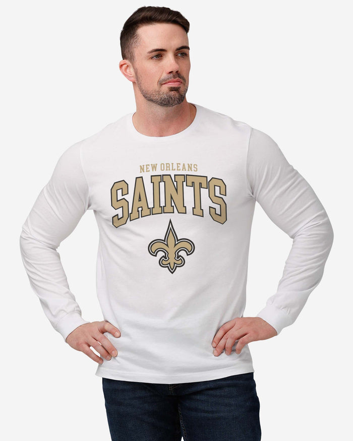New Orleans Saints Classic Logo Long Sleeve T-Shirt FOCO - FOCO.com