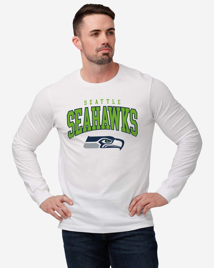 Seattle Seahawks Classic Logo Long Sleeve T-Shirt FOCO - FOCO.com