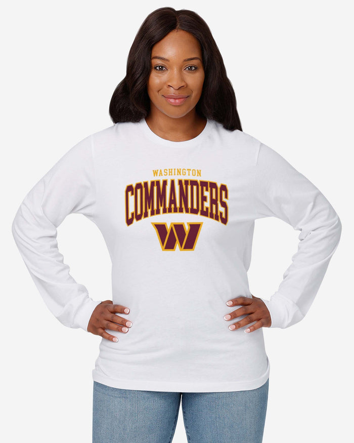Washington Commanders Classic Logo Long Sleeve T-Shirt FOCO - FOCO.com