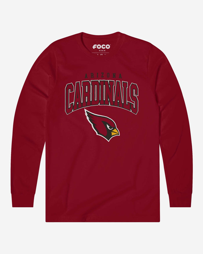 Arizona Cardinals Classic Logo Long Sleeve T-Shirt FOCO Cardinal S - FOCO.com