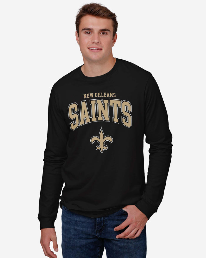 New Orleans Saints Classic Logo Long Sleeve T-Shirt FOCO - FOCO.com