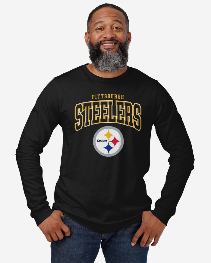 Pittsburgh Steelers Classic Logo Long Sleeve T-Shirt FOCO - FOCO.com