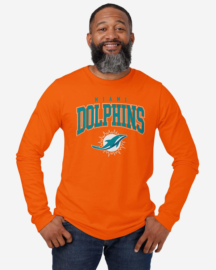 Miami Dolphins Classic Logo Long Sleeve T-Shirt FOCO - FOCO.com