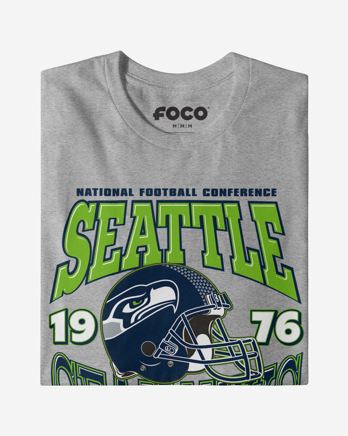 Seattle Seahawks Classic Team Helmet Long Sleeve T-Shirt FOCO - FOCO.com