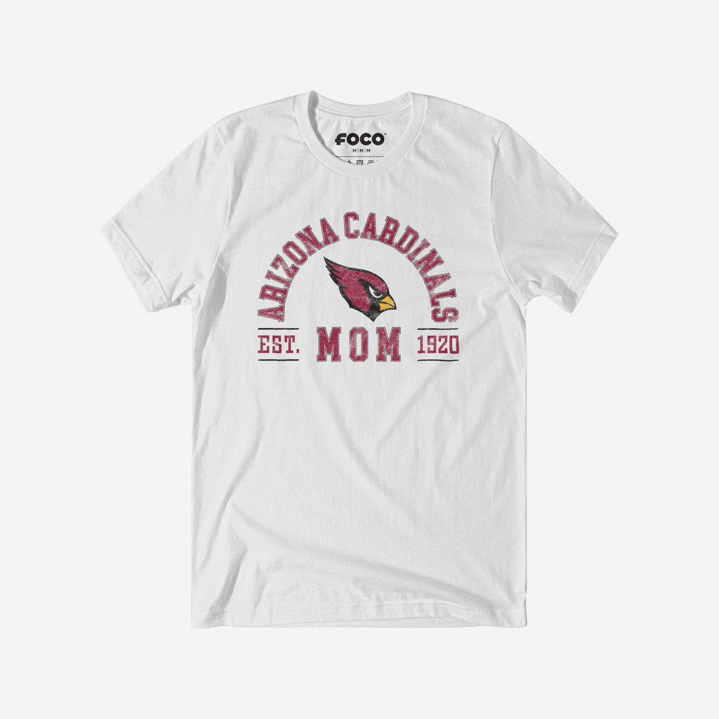 Arizona Cardinals Mom Arched T-Shirt FOCO S - FOCO.com