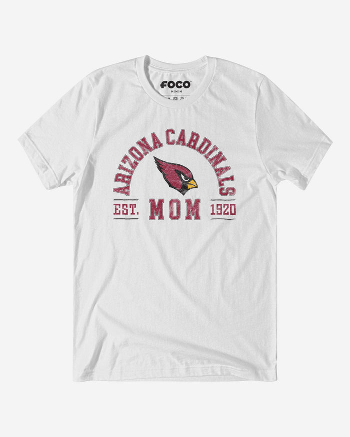 Arizona Cardinals Mom Arched T-Shirt FOCO S - FOCO.com
