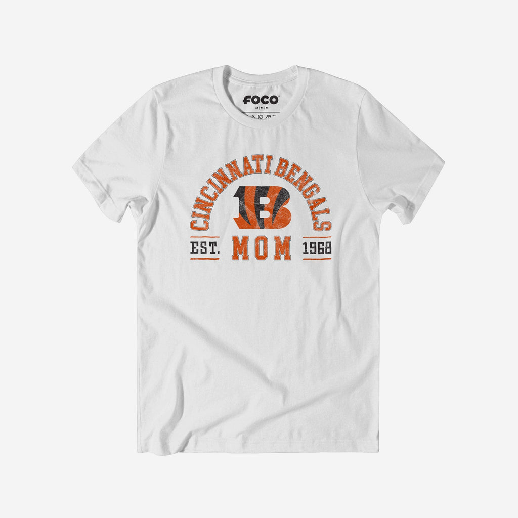 Cincinnati Bengals Mom Arched T-Shirt FOCO S - FOCO.com