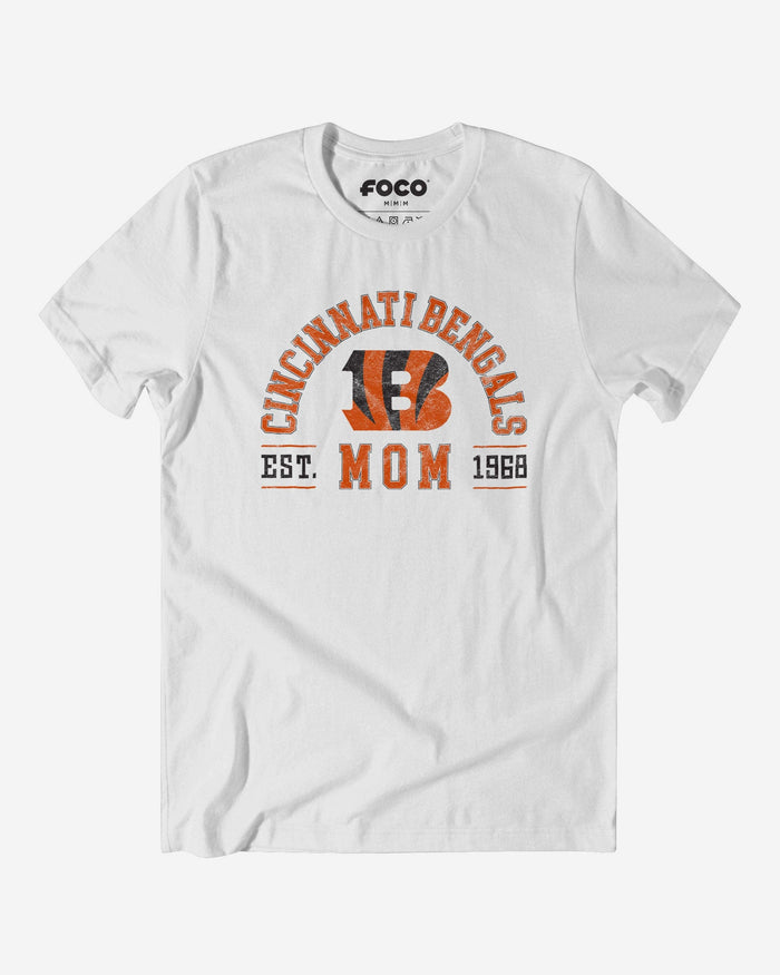 Cincinnati Bengals Mom Arched T-Shirt FOCO S - FOCO.com