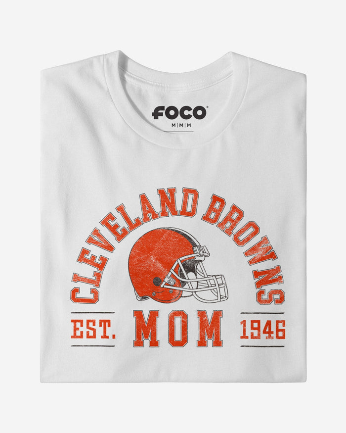Cleveland Browns Mom Arched T-Shirt FOCO - FOCO.com