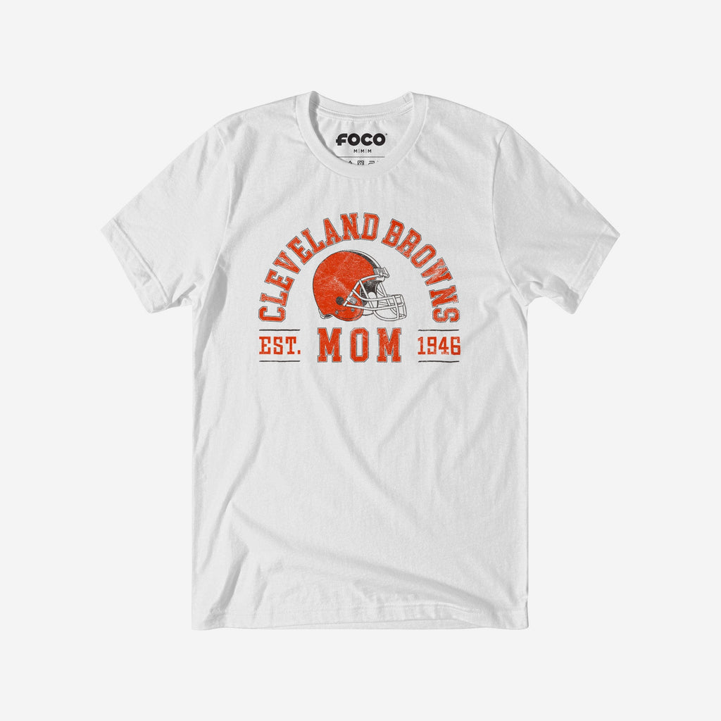Cleveland Browns Mom Arched T-Shirt FOCO S - FOCO.com