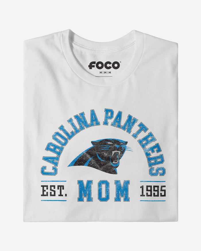 Carolina Panthers Mom Arched T-Shirt FOCO - FOCO.com