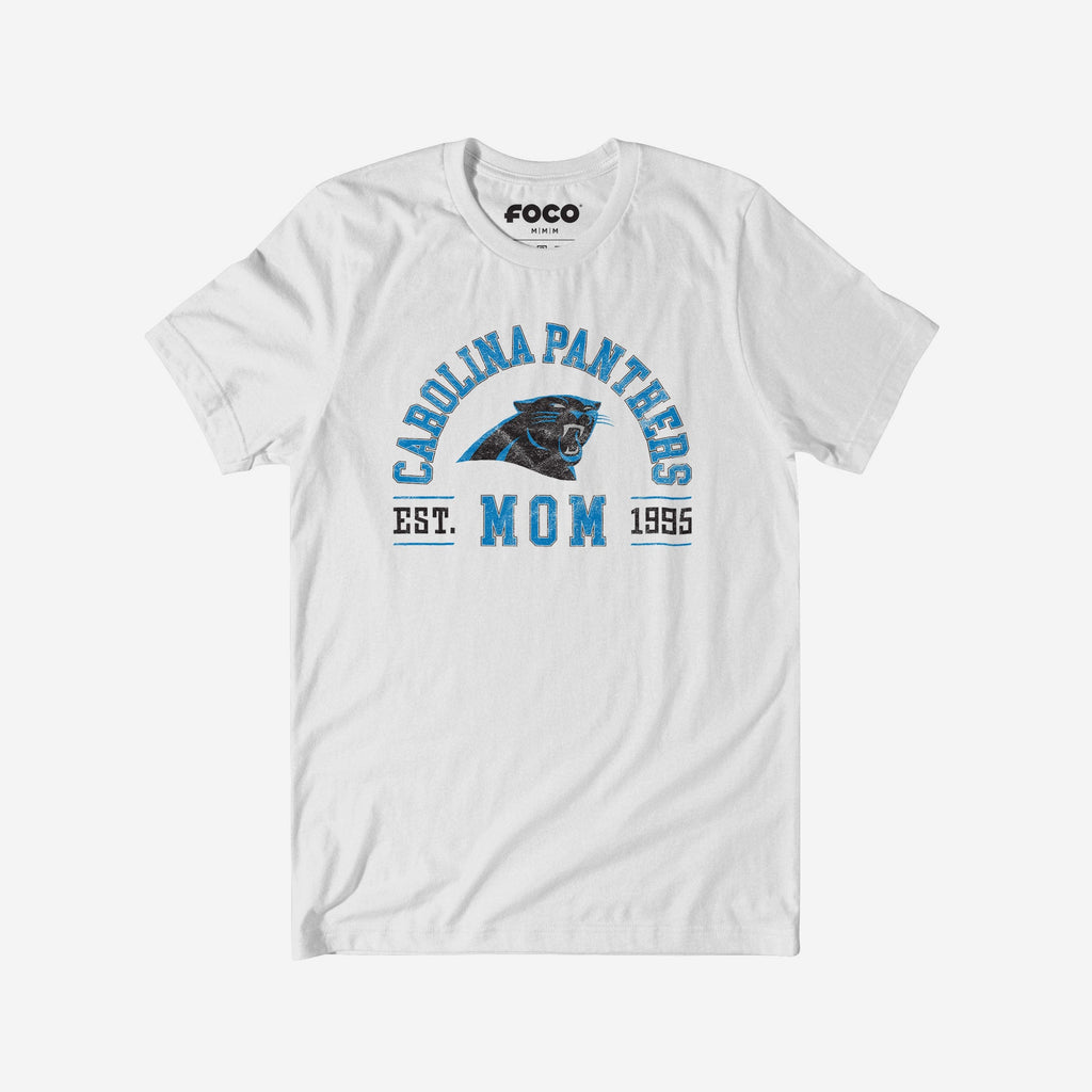 Carolina Panthers Mom Arched T-Shirt FOCO S - FOCO.com
