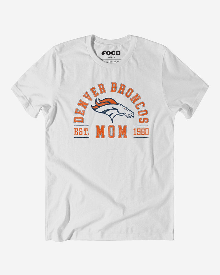 Denver Broncos Mom Arched T-Shirt FOCO S - FOCO.com