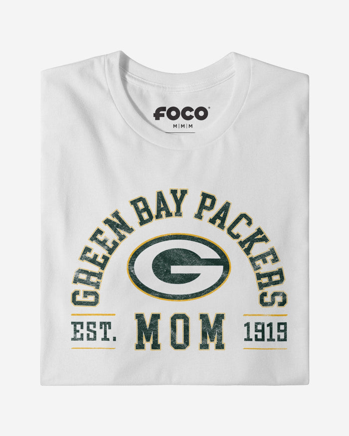 Green Bay Packers Mom Arched T-Shirt FOCO - FOCO.com