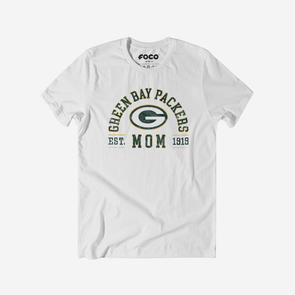 Green Bay Packers Mom Arched T-Shirt FOCO S - FOCO.com