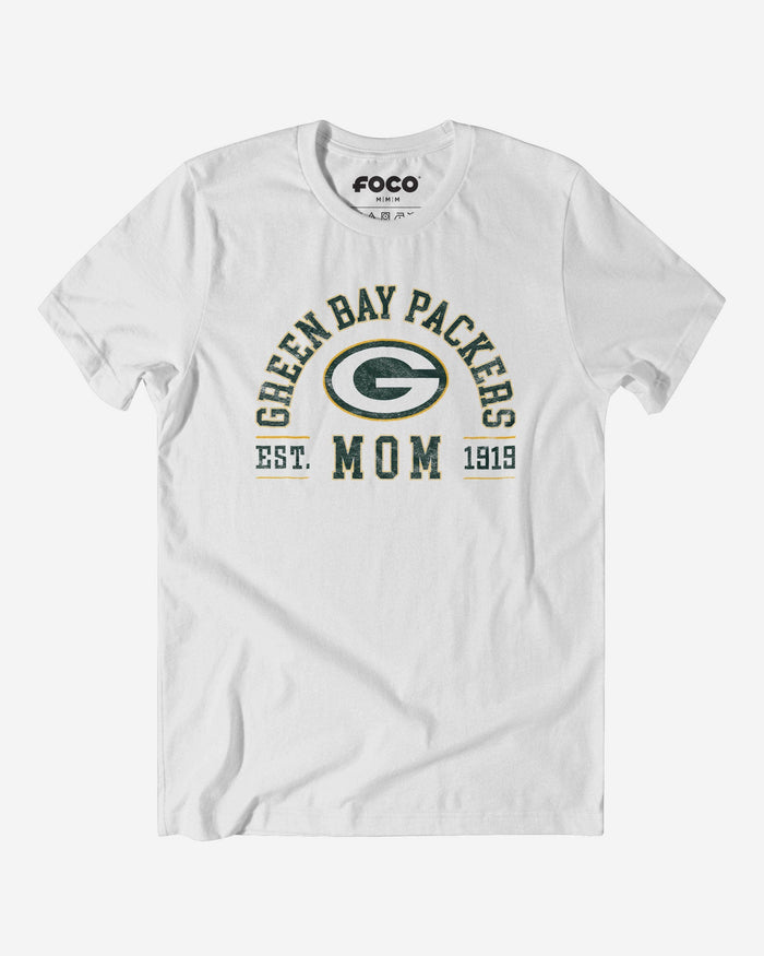 Green Bay Packers Mom Arched T-Shirt FOCO S - FOCO.com