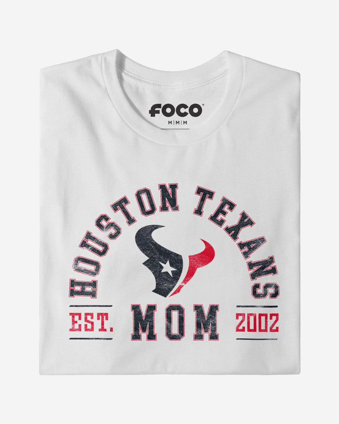 Houston Texans Mom Arched T-Shirt FOCO - FOCO.com