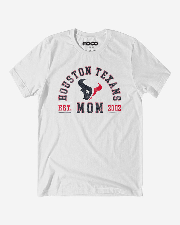 Houston Texans Mom Arched T-Shirt FOCO S - FOCO.com