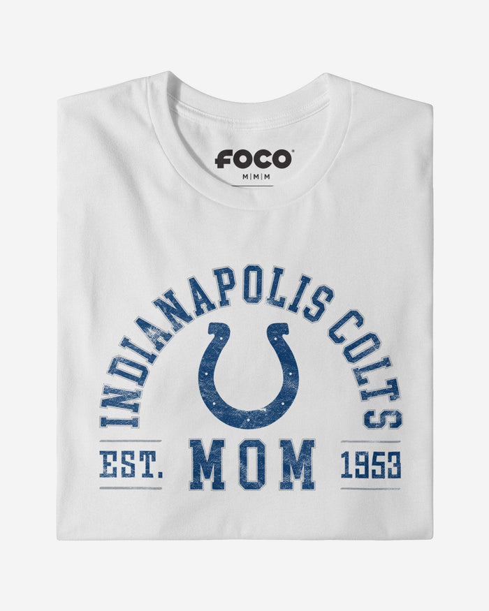 Indianapolis Colts Mom Arched T-Shirt FOCO - FOCO.com