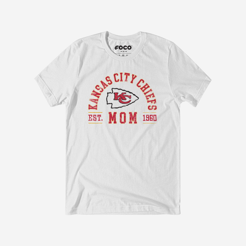 Kansas City Chiefs Mom Arched T-Shirt FOCO S - FOCO.com