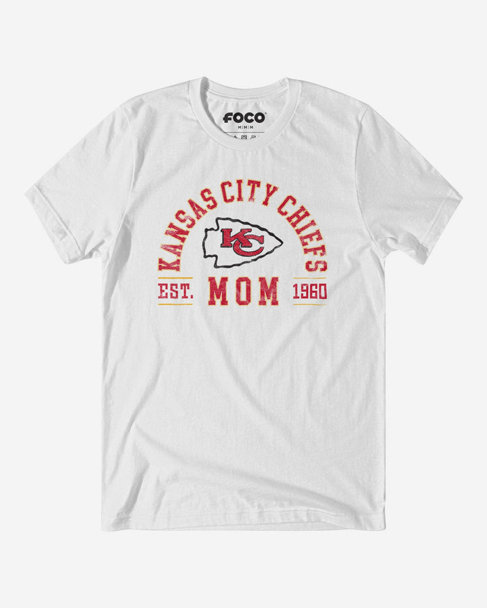 Kansas City Chiefs Mom Arched T-Shirt FOCO S - FOCO.com