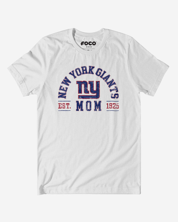 New York Giants Mom Arched T-Shirt FOCO S - FOCO.com
